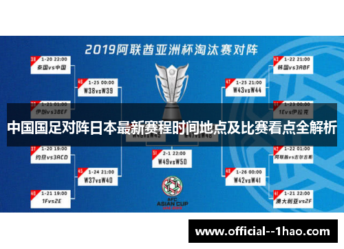 中国国足对阵日本最新赛程时间地点及比赛看点全解析 中国国足对阵日本最新赛程时间地点及比赛看点全解析